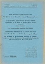 The Theory of the Power Spectrum of Barkhausen Noise - Contribution to the Study of Random Pulse Spectra - On Nonindependent Random Pulse Trains - Anomalous Barkhausen Effect in Ferromagnetic Alloys - On the Effect of the Cristalline Structure on Fat