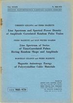 Line Spectrum and Spectral Power Density of Amplitude Correlated Random Pulse Trains - Line Spectrum of Series of Time-Correlated Pulses Having Random Shape and Amplitude - Magnetic Anisotropy Energy of Polycrystalline Cubic Materials