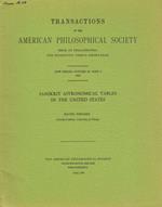 Transactions of the american philosophical society held at Philadelphia for promoting useful knowledge. New series, volume 58, part 3, 1968