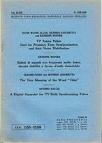 TV Frame Pulses Used for Precision Time Synchronization and their Noise Distribution - Sintesi di segnali con frequenza molto bassa, elevata stabilità e forma d'onda sinusoidale - The True Meaning of the World 