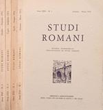 Studi Romani- N.1,2,3,4 Anno XXII 1974