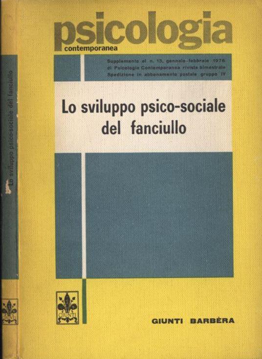 Lo sviluppo psico - sociale del fanciullo - copertina