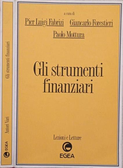 Gli strumenti finanziari - copertina