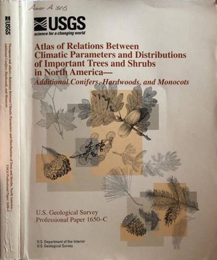 Atlas of relations between climatic parameters and distributions of important trees and shrubs in North America - copertina