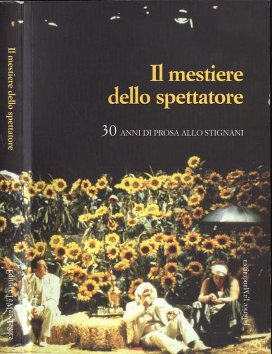 Il mestiere dello spettatore - copertina