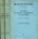 Bulletin de l'Institut International de Statistique tome XXXIV vol.III, IV