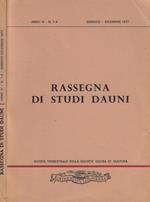 Rassegna di studi dauni - Anno IV, n. 1-4 gennaio- dicembre 1977