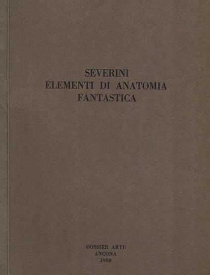 Elementi di anatomia fantastica - copertina