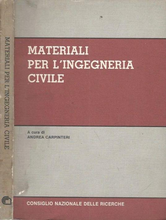 Materiali per l'ingegneria civile - copertina