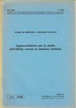 Apparecchiature per lo studio dell'effetto corona in tensione continua