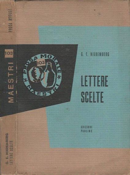 Lettere scelte - copertina