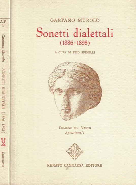 Soneti dialettali 1886-1898 - copertina