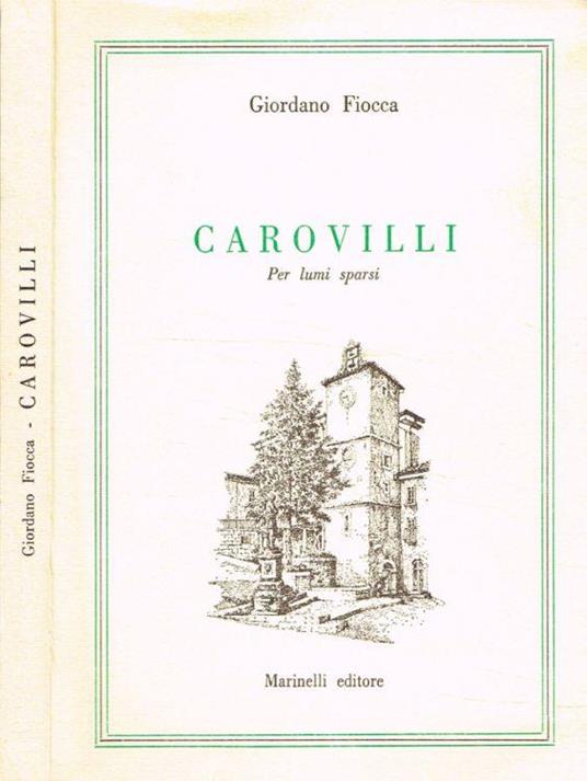 Carovilli. Per lumi sparsi - copertina