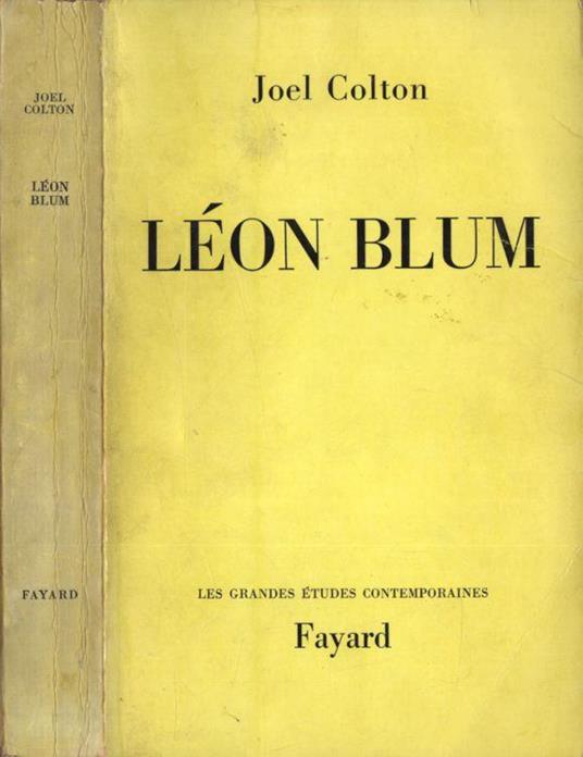 Lèon Blum - copertina