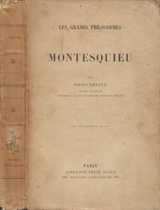 Montesquieu - copertina