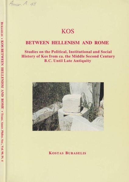 Kos between hellenism an Rome - copertina