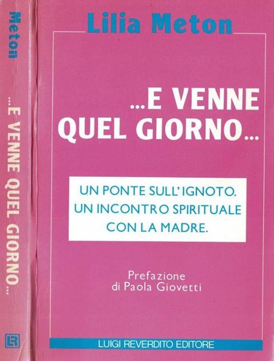 …E venne il giorno… - copertina