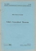 Cohn's Generalized Theorem