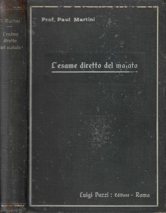 L' esame diretto del malato - copertina