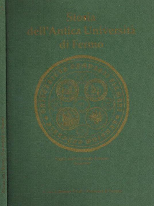 Storia dell'antica Università di Fermo - copertina