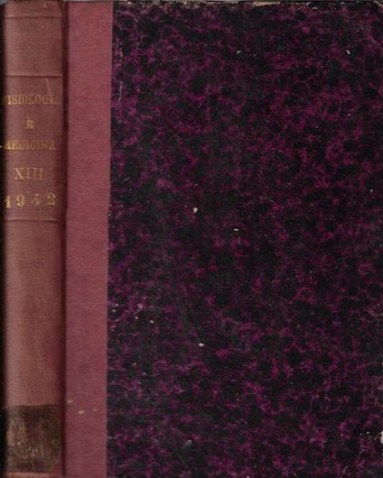 Fisiologia e medicina anno 1942 (annata completa) - copertina