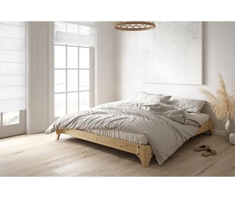 Letto In Legno Elan Naturale 180X200 - Karup - Casa e Cucina | IBS