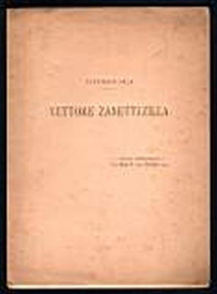 Vettore Zanetti-Zilla - Vittorio Pica - copertina
