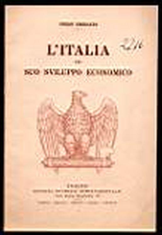 L' Italia nel suo sviluppo economico - Piero Gribaudi - copertina