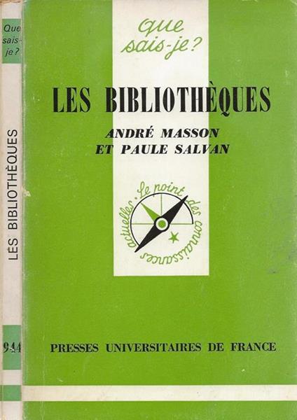 Les bibliothèques - André Masson - copertina