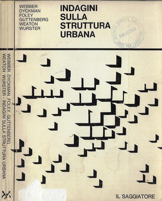 Indagini sulla struttura urbana - copertina