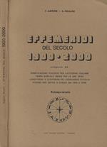 Effemeridi del secolo 1900-2000