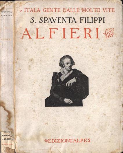 Alfieri - Silvio Spaventa Filippi - copertina