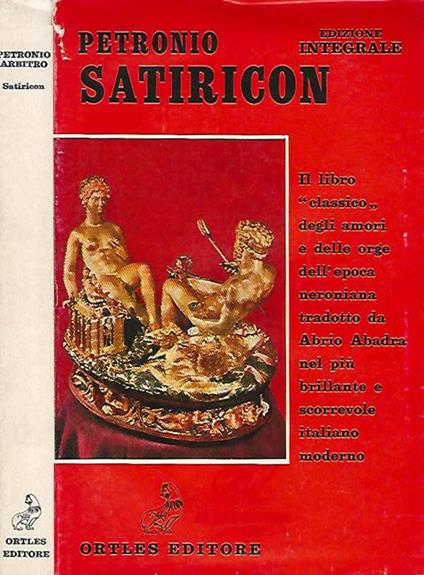 Il Satiricon - Arbitro Petronio - copertina