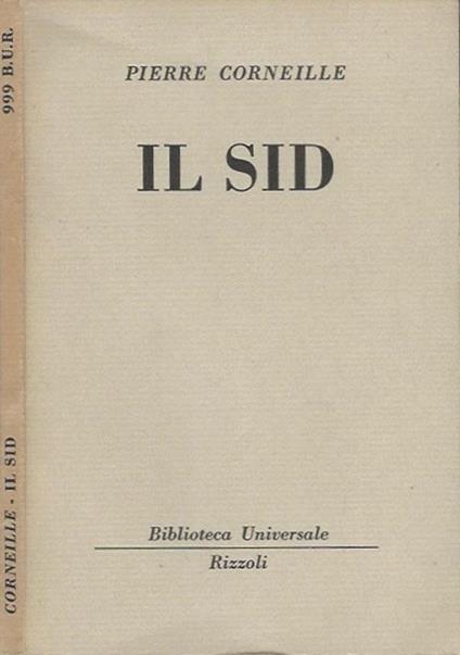 Il Sid - Pierre Corneille - copertina