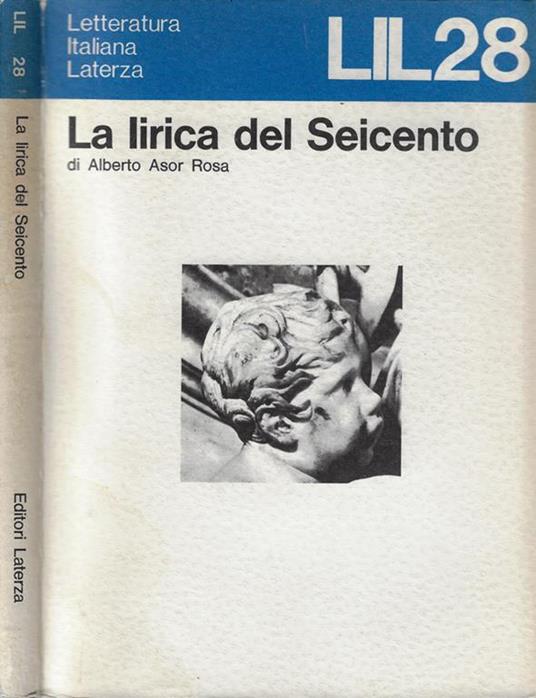 La lirica del Seicento - Alberto Asor Rosa - copertina