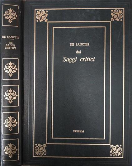 Saggi Critici - Francesco De Sanctis - copertina