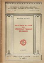Aspetti monetari dell'attività degli intermediari finanziari non bancari