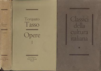 Opere Volume I - Torquato Tasso - copertina