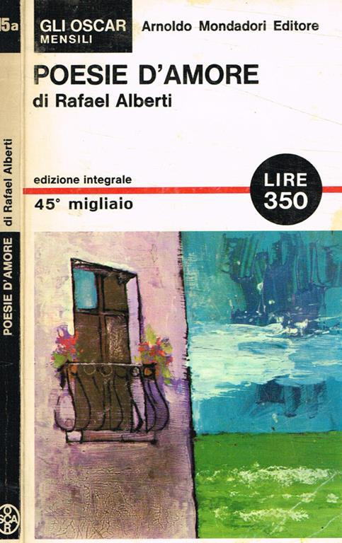 Poesie d'amore - Rafael Alberti - copertina