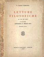 Letture filosofiche Vol. I. Antichità e Medioevo