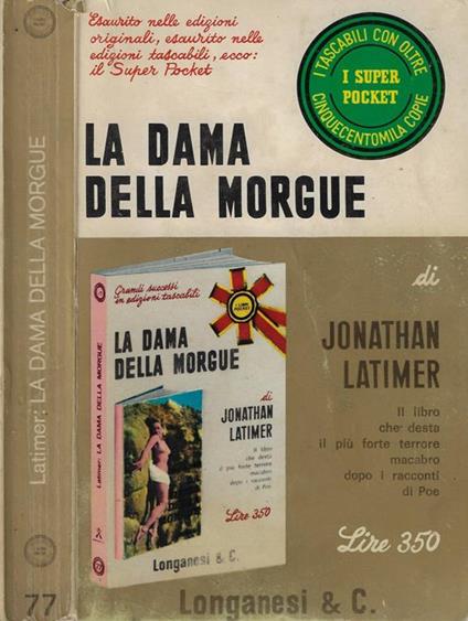 La dama della morgue - Jonathan Latimer - copertina