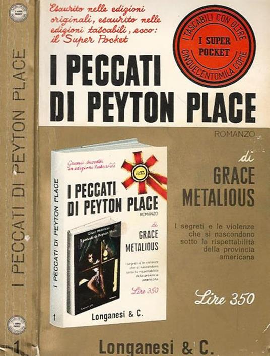 I peccati di Peyton Place - Grace Metalious - copertina