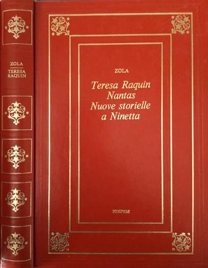 Teresa Raquin Nantas. Nuove storielle a Ninetta - Émile Zola - copertina