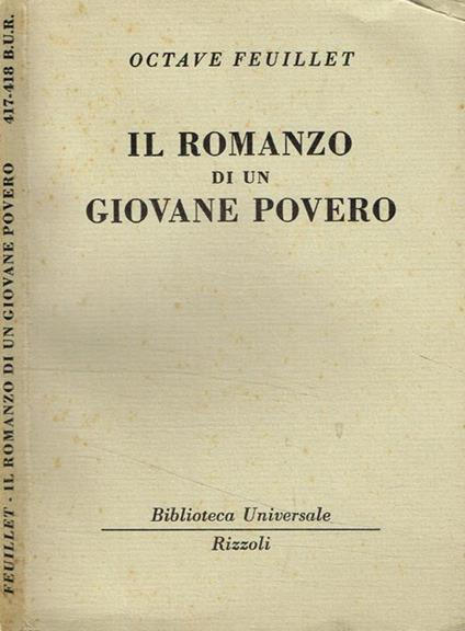 Il romanzo di un giovane povero - Octave Feuillet - copertina