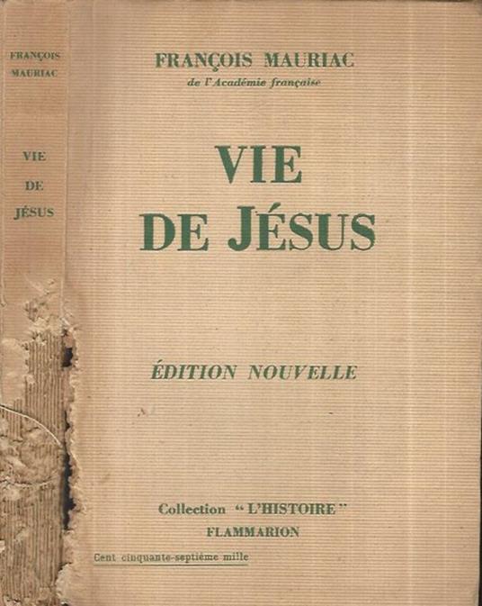 Vie de Jesus - François Mauriac - copertina