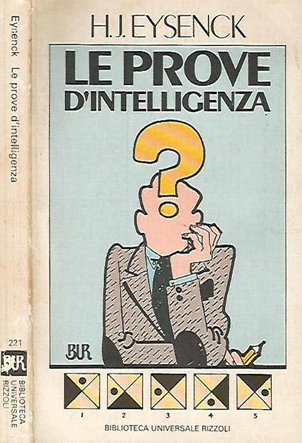 Le prove d'intelligenza - Hans J. Eysenck - copertina