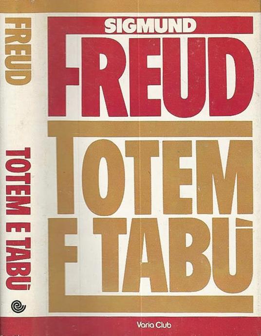 Totem e tabù - Sigmund Freud - copertina