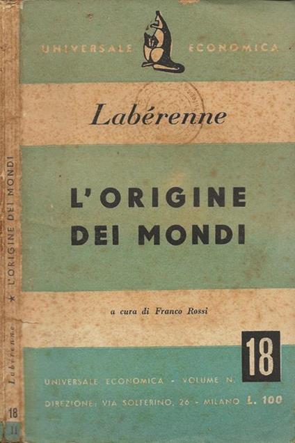 L' origine dei mondi - Paul Labérenne - copertina