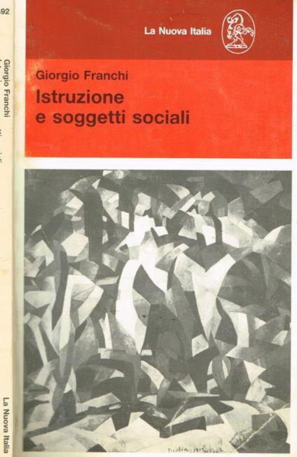 Istruzione e soggetti sociali - Giorgio Franchi - copertina