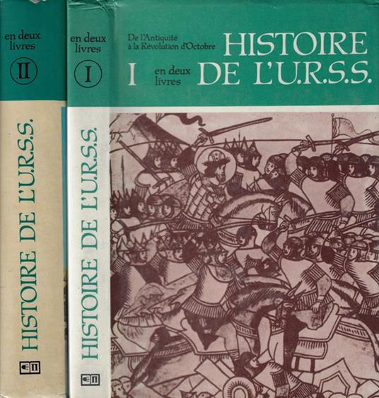 Histoire del l'U.R.S.S. en deux livres - copertina